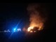 Incendio in frazione Torassi a Chivasso