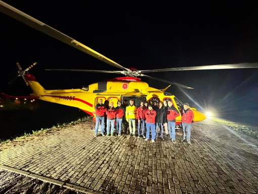 Inaugurata l’elisuperficie per il soccorso notturno presso la diga Iren di Val Clarea