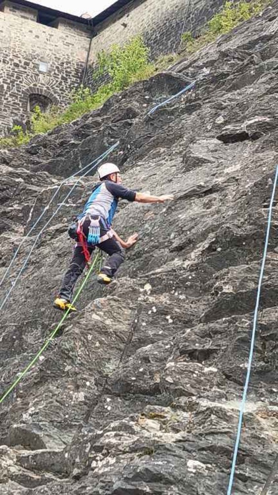 Ad Exilles la nuova parete d'arrampicata Ad Exilles la nuova parete d'arrampicata