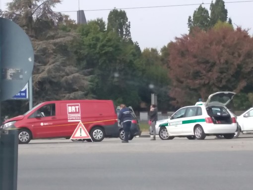 Incidente avvenuto nei pressi dell'uscita della Torino-Milano