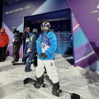 Il giovane snowboarder Ian Matteoli