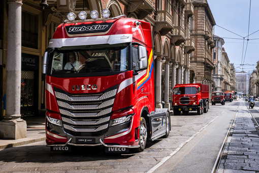 Un momento delle celebrazioni per i 50 anni di Iveco a Torino, nelle scorse settimane