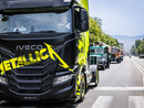 La sfilata dei mezzi Iveco nel centro di Torino per i 50 anni del Gruppo La sfilata dei mezzi Iveco nel centro di Torino per i 50 anni del Gruppo
