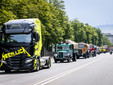La sfilata dei mezzi Iveco nel centro di Torino per i 50 anni del Gruppo La sfilata dei mezzi Iveco nel centro di Torino per i 50 anni del Gruppo