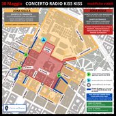 Sabato il concerto Kiss Kiss Way: come cambia la viabilità a Torino