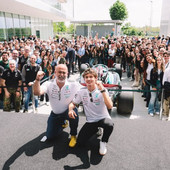 Il ceo di PLI, Khalil Muri e Kimi Antonelli