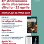 La locandina dell'iniziativa in programma il 22 aprile