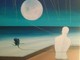 La Luna Bianca e lo sciame delle Leonidi, viste dal pittore piemontese Franco Gotta
