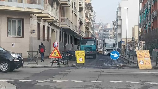 Lavori in via Alessandria
