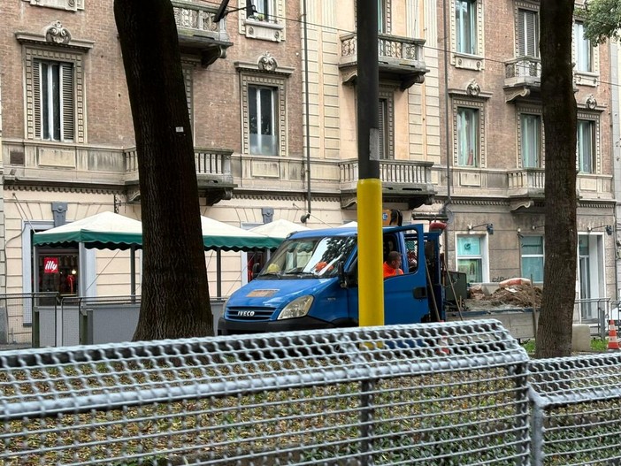 Lavori in piazza Hermada Lavori in piazza Hermada