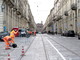 Gli ultimi ritocchi in via Po, dopo un anno di lavori - Foto Daniele Caponnetto