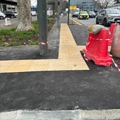 Lavori agli incroci delle strade in corso Giulio