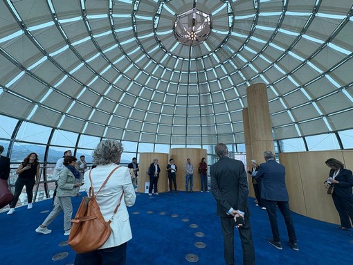 La Bolla realizzata da Renzo Piano sulla Pista 500 La Bolla realizzata da Renzo Piano sulla Pista 500
