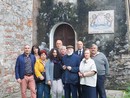 I componenti di Luserna Avanti con il loro candidato sindaco Celeste Martina
