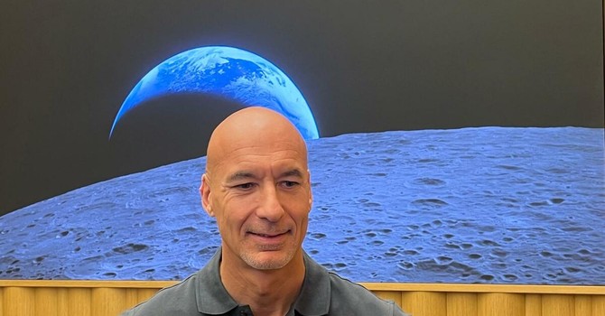 L'astronauta Luca Parmitano