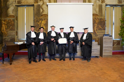 Il politecnico conferisce la la laurea honoris causa in Ingegneria civile a Enrico Ghella