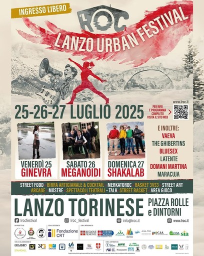 A Lanzo torna 'L Roc 2025: l'Urban Festival che unisce le generazioni