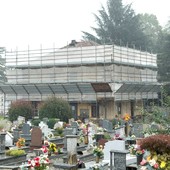 Lavori al cimitero di Lanzo