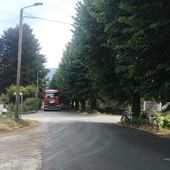 Via Monte Granero dove verrebbero abbattuti i tigli