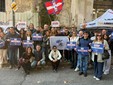 La protesta leghista contro la moschea