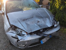 Una delle auto incidentate