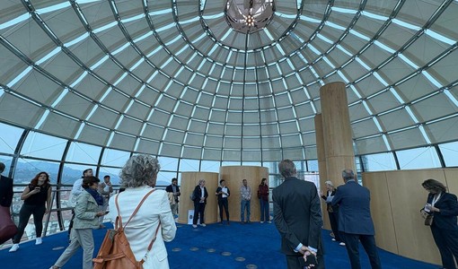 La Bolla realizzata da Renzo Piano sulla Pista 500 La Bolla realizzata da Renzo Piano sulla Pista 500