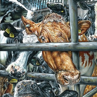 &quot;Life-Sentence-The-invisibles&quot; - acrylic paint on canvas by Philip McCulloch-Downs