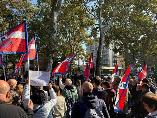 La protesta leghista contro la moschea