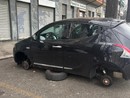 Auto che ha subito un furto