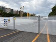 Cantieri per i lavori in corso Unità d'Italia