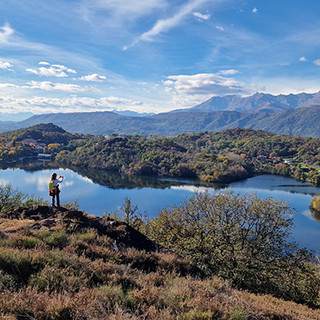 Panorama del lago Sirio