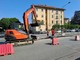 Lavori in corso in viale Thovez Lavori in corso in viale Thovez