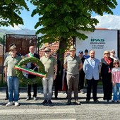 Inaugurata all’ingresso del Memoriale la targa dedicata ai Caduti lanzesi morti durante la Resistenza