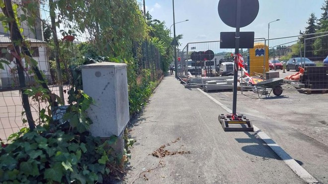 Lavori sui marciapiedi di zona Sassi Lavori sui marciapiedi di zona Sassi