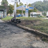 La scena dell'incidente