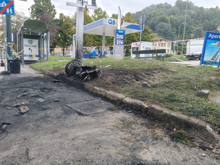 La scena dell'incidente