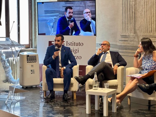 Un momento dell'incontro di Roma, presente l'assessore Marnati