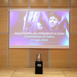 L'immagine di Jannik Sinner per il Masterplan 2025 delle Atp Finals