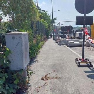 Lavori sui marciapiedi di zona Sassi