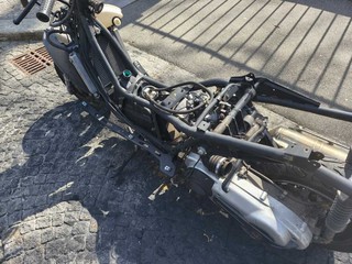 I mezzi smontati nei giorni scorsi