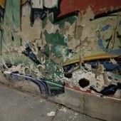 Le condizioni del muro della Tesoriera