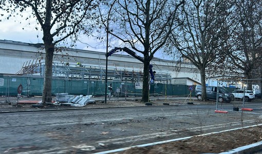 Cantieri per il nuovo McDrive (foto Max Sciullo)