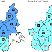 Temporali in arrivo sul Piemonte