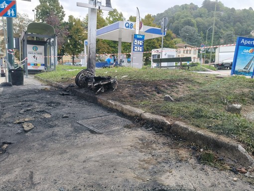 La scena dell'incidente