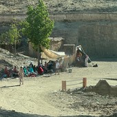 Gli sfollati dopo il sisma