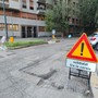 I lavori di manutenzione stradale in corso Dante I lavori di manutenzione stradale in corso Dante