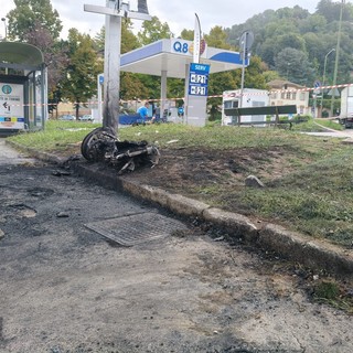La scena dell'incidente