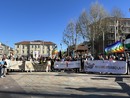 Immagine di repertorio di una marcia della pace a Nichelino Immagine di repertorio di una marcia della pace a Nichelino