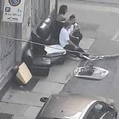 Bivacco in via Santa Giulia