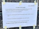 Il misterioso avviso comparso in via Filadelfia
